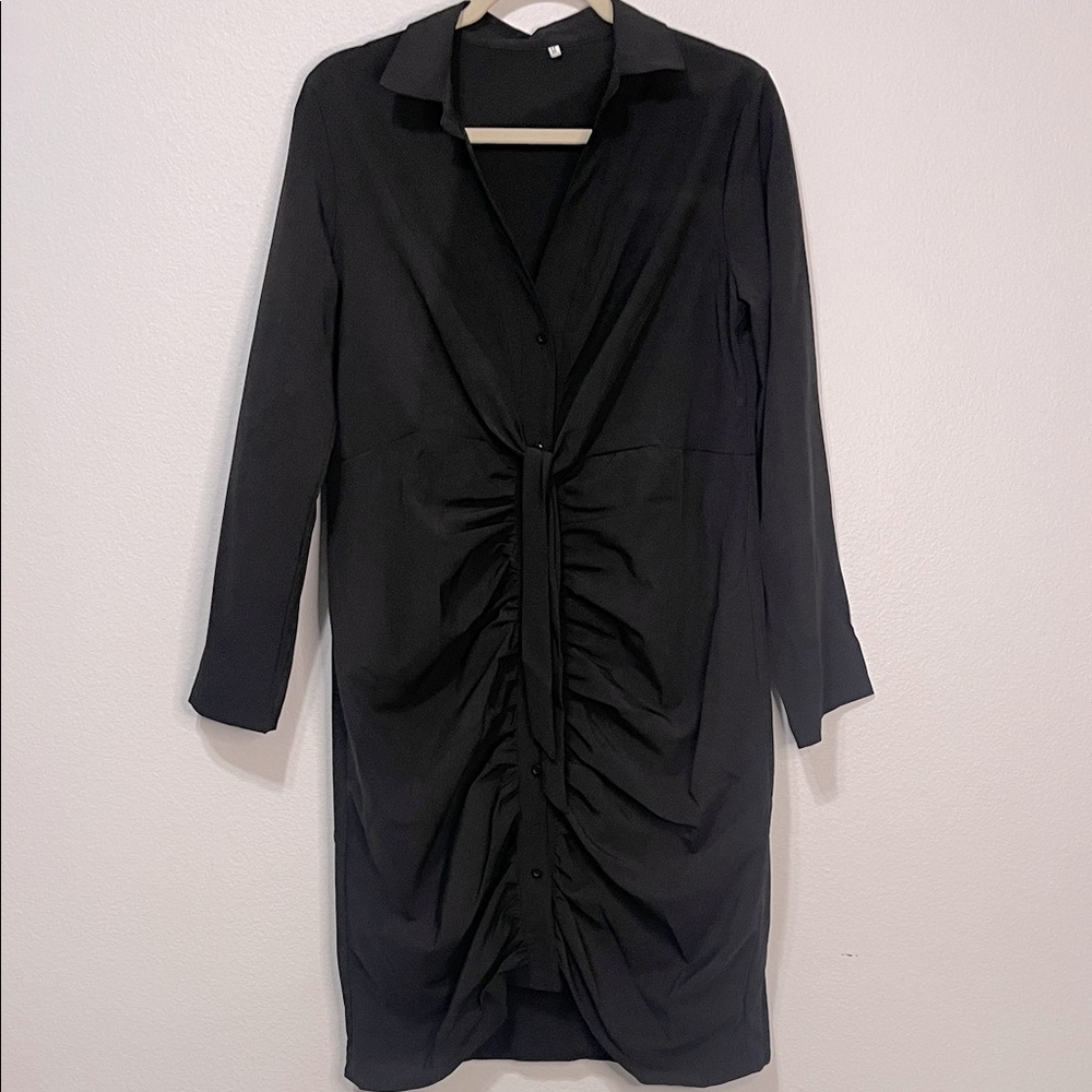 Black Women's Dress Size Medium PTP 20” EUC